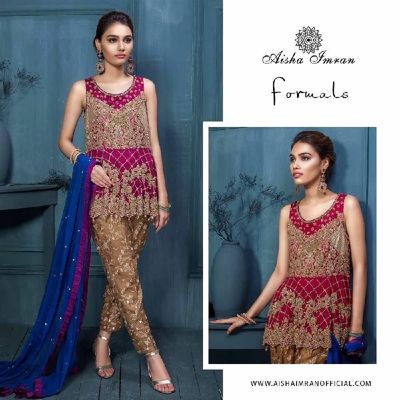 Lace - covered sexy dresses for a feminine allureLace - covered sexy dresses for a feminine allureWalima Chiffon & Satin Silk Dresses - Embroidered Chiffon Dupatta - Replica - Unstitched